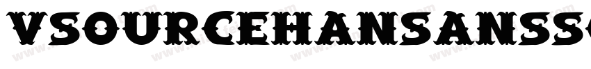 vsourcehansanssc Ext字体转换